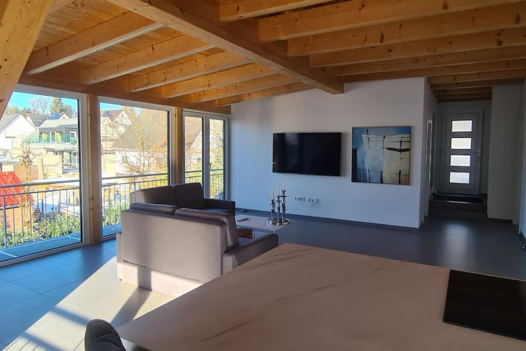 Moderne Ferienunterkunft/Wohnung Burgthann Kültér fotó