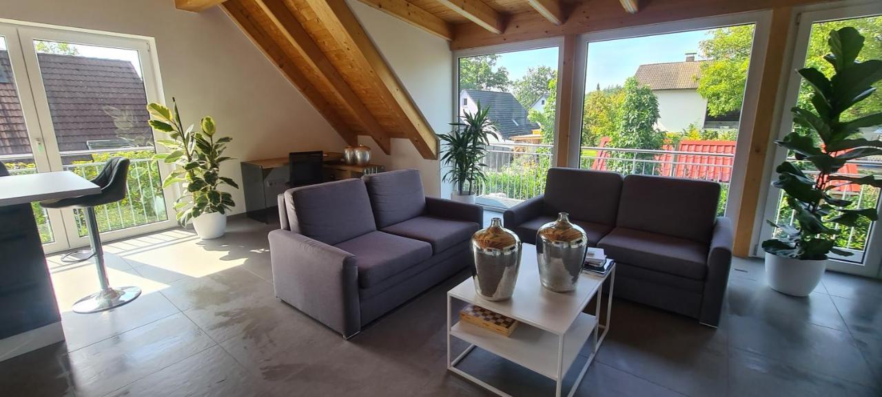 Moderne Ferienunterkunft/Wohnung Burgthann Kültér fotó