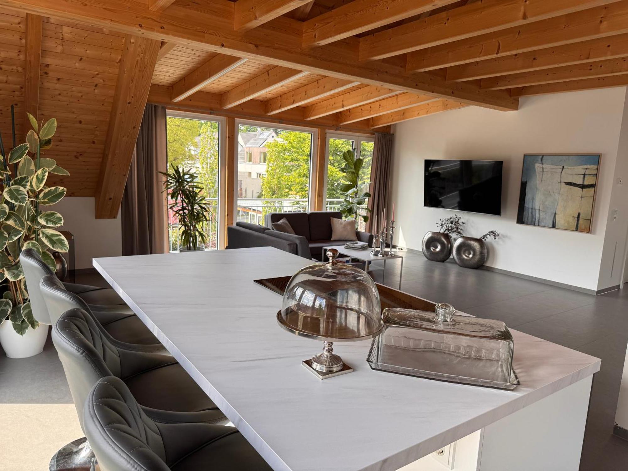 Moderne Ferienunterkunft/Wohnung Burgthann Kültér fotó