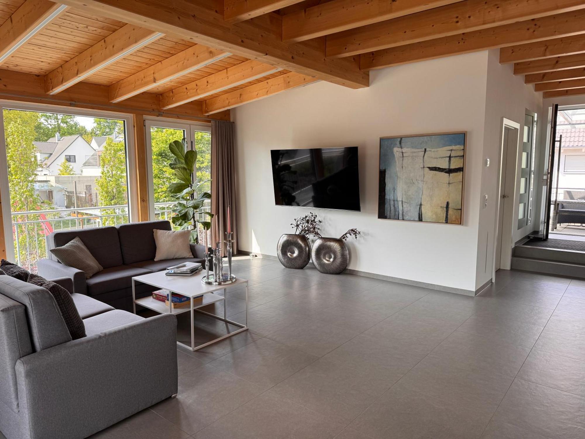 Moderne Ferienunterkunft/Wohnung Burgthann Kültér fotó