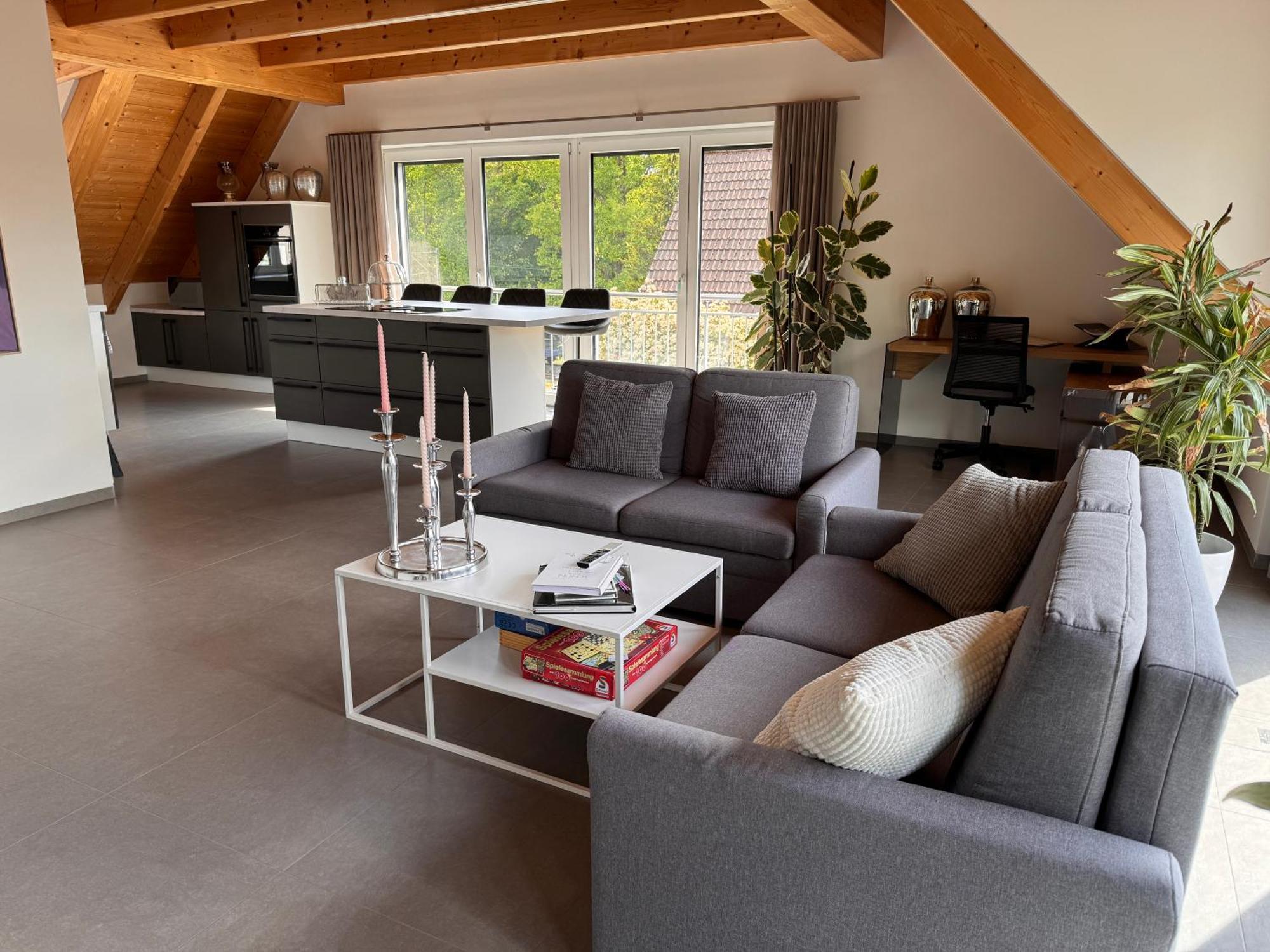 Moderne Ferienunterkunft/Wohnung Burgthann Kültér fotó