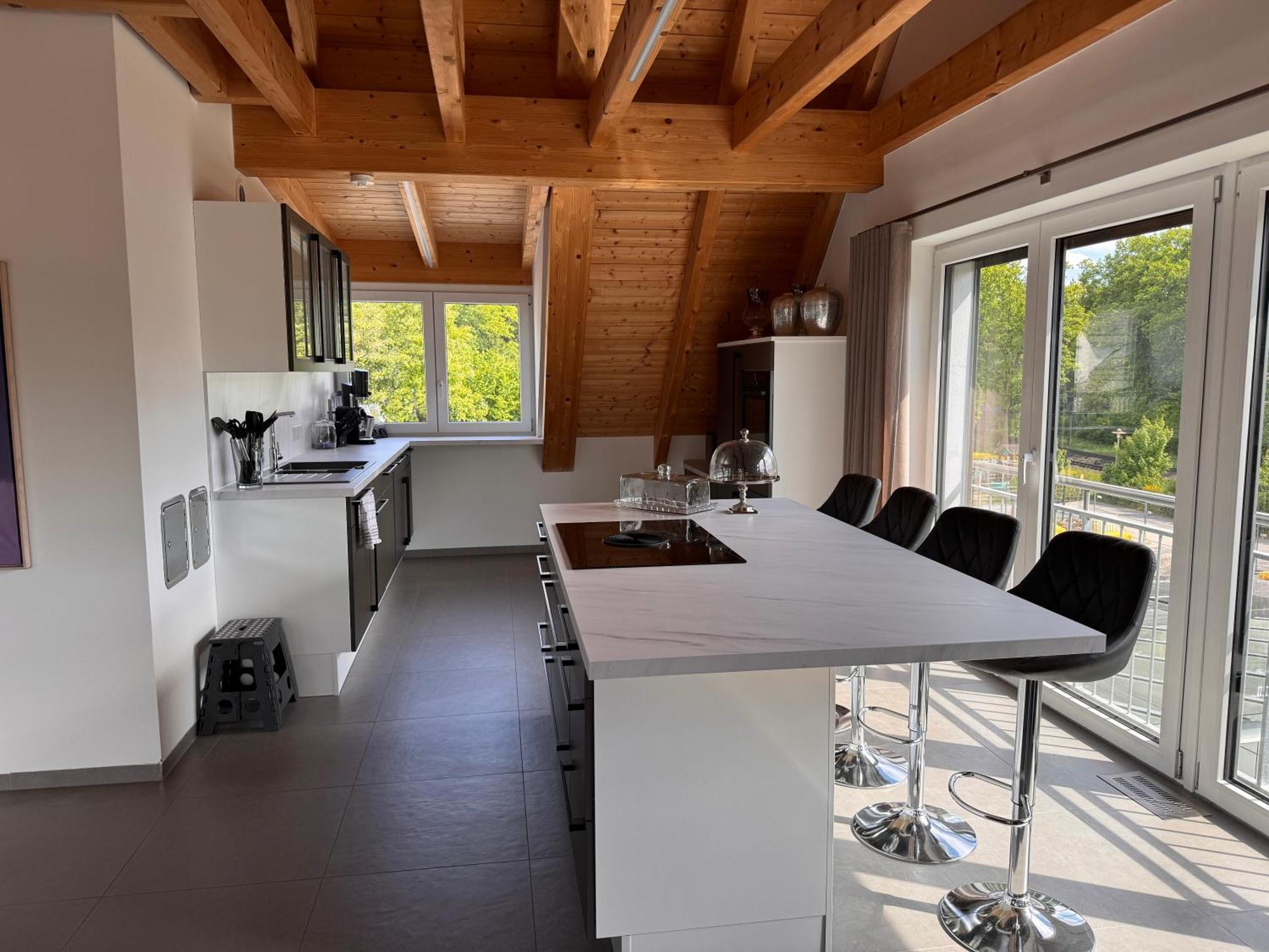 Moderne Ferienunterkunft/Wohnung Burgthann Kültér fotó